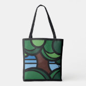 Sterke Boom Tote Bag (Achterkant)