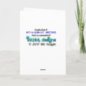 Sterke boom van gematigdheid kaart (Achterkant)