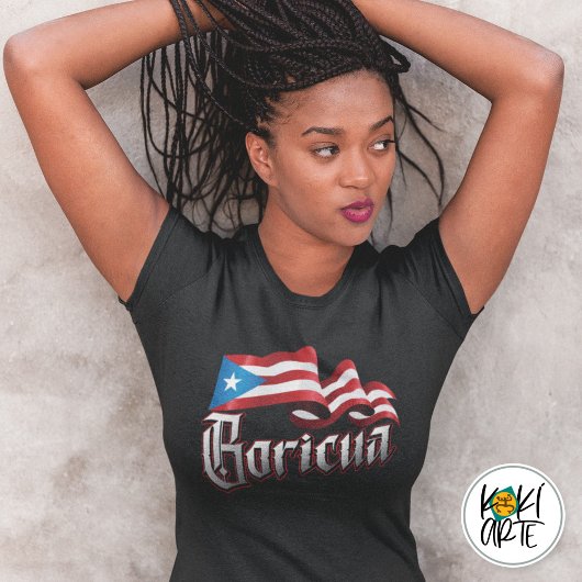Sterke Boricua-trots T-shirt