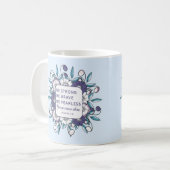 Sterke Brave Fearless - bijbelkoffie-Mok Koffiemok (Voorkant links)