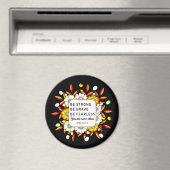 Sterke Brave Fearless - Bijbelse Verse Magnet (Insitu (Vaatwasser))
