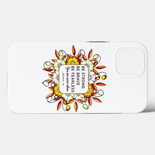 Sterke Brave Fearless - Bijbelversies Case-Mate iPhone Case (Achterkant (horizontaal))