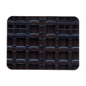 Sterke bruine ijzeren deur magneet (Horizontaal)