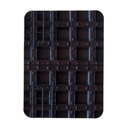 Sterke bruine ijzeren deur magneet (Verticaal)