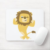 Sterke Cartoon Lion mousepad Muismat (Met muis)