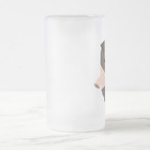 Sterke Cartoon Pig bevroren mok (Center)