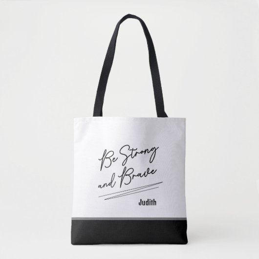 Sterke Christelijke bijbelscripts Tote Bag (Voorkant)