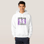 Sterke Courage Hope Lupus Hoodie (Voorkant volledig)