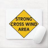 Sterke Cross Wind Area Mousepad Muismat (Met muis)