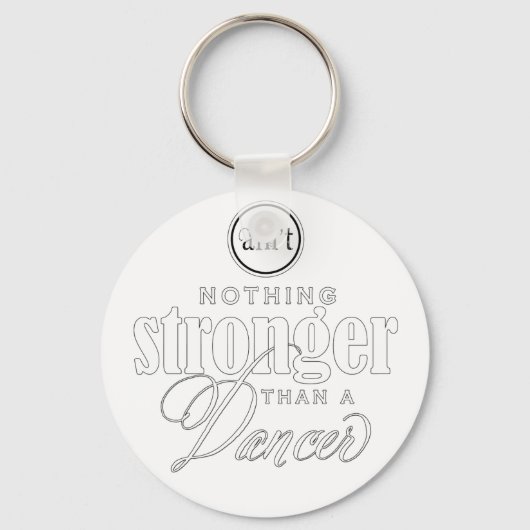 Sterke Dancer Sleutelhanger (Voorkant)