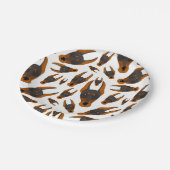 Sterke Dobie Dog Doberman Pinscher Custom Puppy Papieren Bordje (Gekanteld)