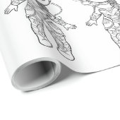 Sterke Draad Cadeaupapier (Rol Hoek)