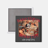 Sterke drank Bloedgroep G positief GIN Magneet (Voorkant / Achterkant)