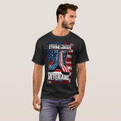 Sterke en dappere veteranen t-shirt (Voorkant volledig)