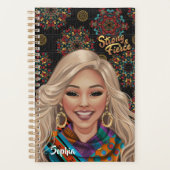 Sterke en Fierce Vrouw Gepersonaliseerde Planner (Voorkant)