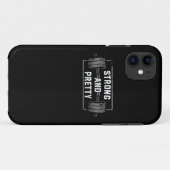 Sterke en Funny Gym citeert Tanktop Case-Mate iPhone Case (Achterkant (horizontaal))