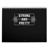 Sterke en Funny Gym citeert Tanktop Kalender (Hoes)