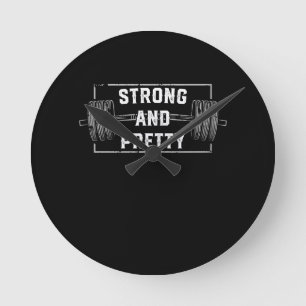 Sterke en Funny Gym citeert Tanktop Ronde Klok