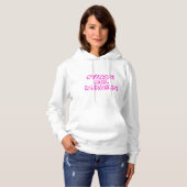 Sterke en geweldige graffitiprint hoodie (Voorkant volledig)