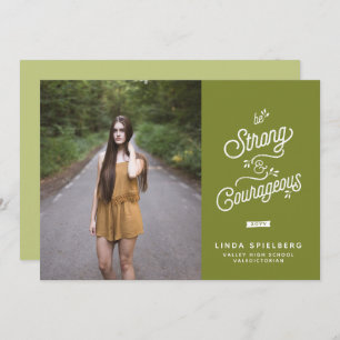 Sterke en moedige aankondiging van Afstuderen