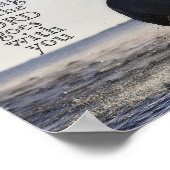 Sterke en moedige bijbel Verse Deut 31-paarden zij Poster (Hoek)