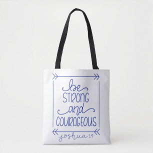 Sterke en moedige Canvas tas zijn