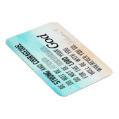 Sterke en moedige Joshua 1:9 Bijbelversie Magneet (Rechterzijde)