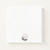 Sterke en moedige Spiral Journal Notitieboek (Achterkant)