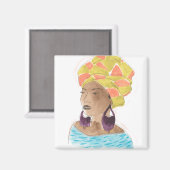 Sterke en mooie dame magneet (Voorkant / Achterkant)