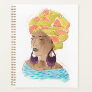 Sterke en mooie dame planner