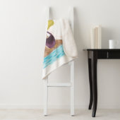 Sterke en mooie dame sherpa deken (In situ)