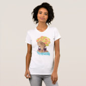 Sterke en mooie dame t-shirt (Voorkant volledig)