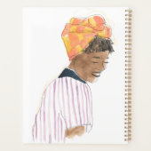 Sterke en mooie damesglimlach planner (Achterkant)