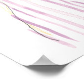 Sterke en mooie damesglimlach poster (Hoek)