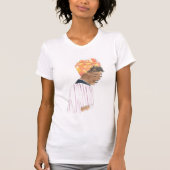 Sterke en mooie damesglimlach t-shirt (Voorkant)