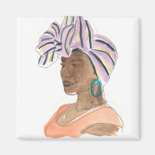 Sterke en mooie vrouw magneet