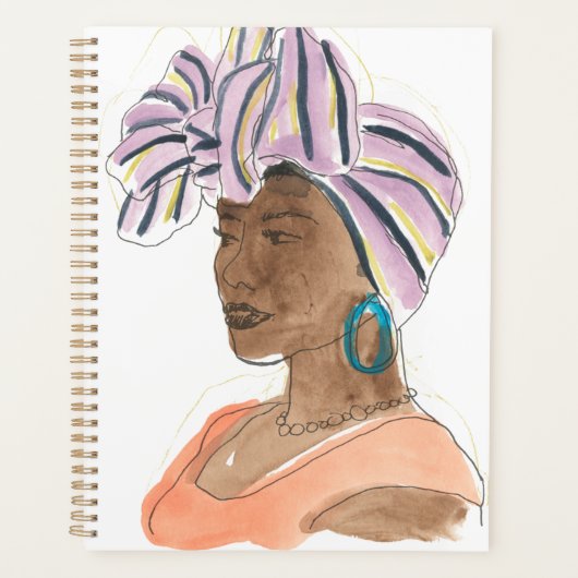 Sterke en mooie vrouw planner (Voorkant)