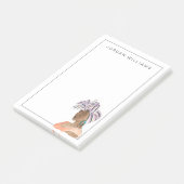 Sterke en mooie vrouw post-it® notes (Schuin)