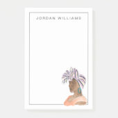 Sterke en mooie vrouw post-it® notes (Voorkant)