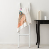 Sterke en mooie vrouw sherpa deken (In situ)