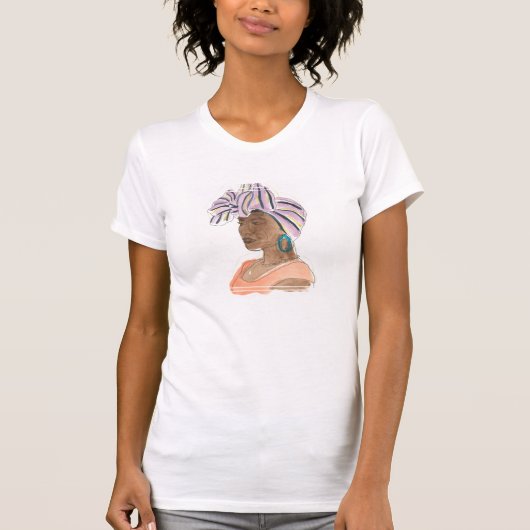 Sterke en mooie vrouw t-shirt (Voorkant)