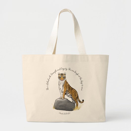 Sterke en waardige Christelijke Canvas tas (Voorkant)