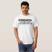 Sterke feiten t-shirt (Voorkant volledig)