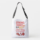 Sterke & Fit Sport Gym Bag Crossbody Tas (Achterkant)