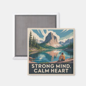 Sterke Geest, Kalm Hart Magneet (Voorkant / Achterkant)