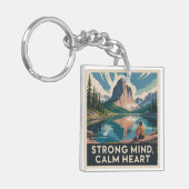 Sterke Geest, Kalm Hart Sleutelhanger (Voorkant Links)