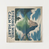 Sterke Geest, Kalm Hart Wandkleed (Voorkant (horizontaal))