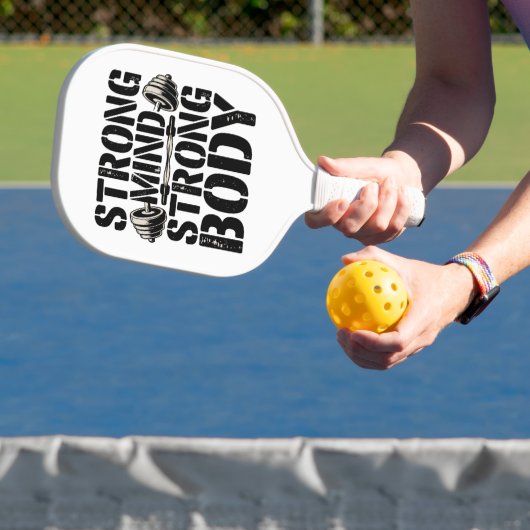 Sterke geest Sterke lichaamsconditie Motivatie Pickleball Paddle (Insitu)