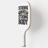 Sterke geest Sterke lichaamsconditie Motivatie Pickleball Paddle (Links)