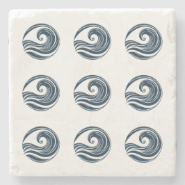 sterke golf stenen onderzetter